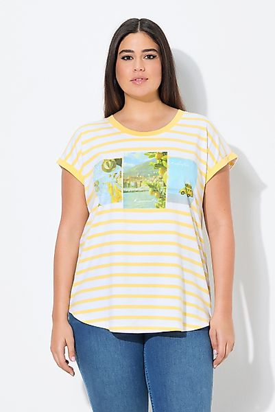 Ulla Popken T-Shirt Shirt Ringel Oversized günstig online kaufen