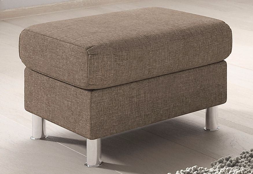 TRENDMANUFAKTUR Hocker "Rondo II zeitlos und bequem" wahlweise mit komforta günstig online kaufen