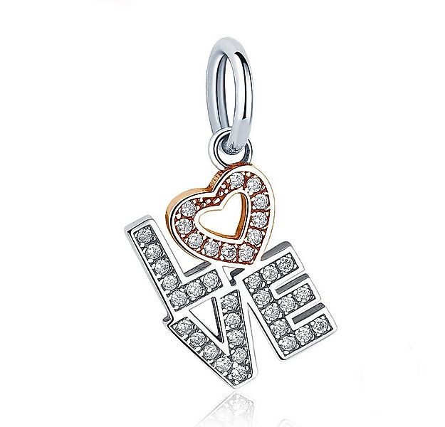 PANDACHARMS Bead LOVE Charm Anhänger für Charm Armband, 925er Sterling Silb günstig online kaufen