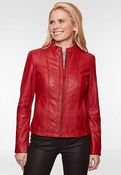 7eleven Lederjacke SEAMERA (1-St) mit Ziernähten günstig online kaufen