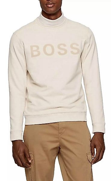 BOSS Sweatshirt Weefast Sweater Ein flockiertes BOSS-Logo, leichten French- günstig online kaufen