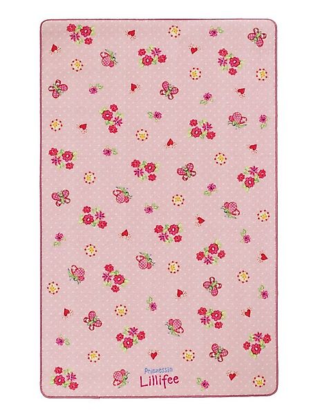 Prinzessin Lillifee Kinderteppich Prinzessin Lillifee Blumen 100x160cm günstig online kaufen