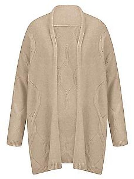 Long-Strickjacke Peter Hahn beige günstig online kaufen