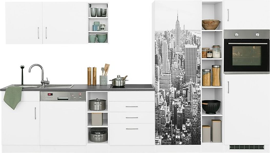 KOCHSTATION Küchenzeile »KS-Paris – Küchen mit einzigartigen Fotomotiven au günstig online kaufen