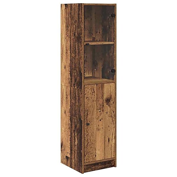 vidaXL Highboard Altholz 35 x 37 x 142 cm Holzwerkstoff 882904 günstig online kaufen
