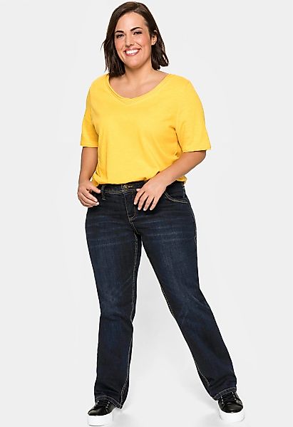 Sheego Stretch-Jeans 1 Stk. tlg. günstig online kaufen