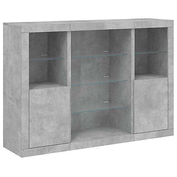 vidaXL Sideboard Sideboards mit LED-Leuchten 3 günstig online kaufen
