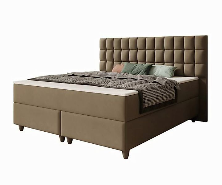 interbed Boxspringbett WIEN 180x200cm mit 7 Zonen Taschenfederkern matratze günstig online kaufen