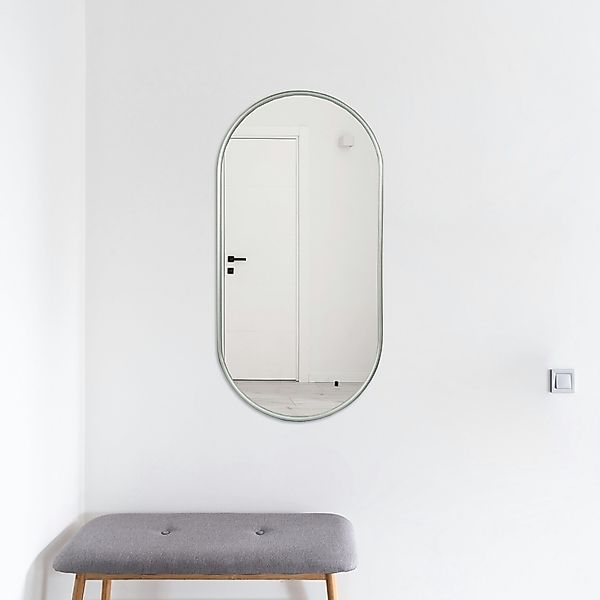 en.casa Wandspiegel, »Picciano« Spiegel mit Aluminiumrahmen günstig online kaufen