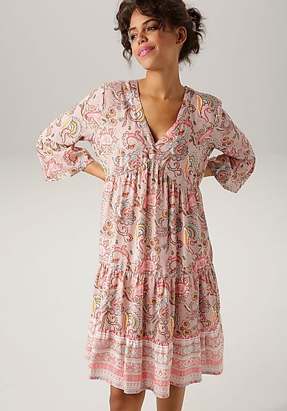 Aniston CASUAL Tunikakleid, mit fantasievollem Druck günstig online kaufen