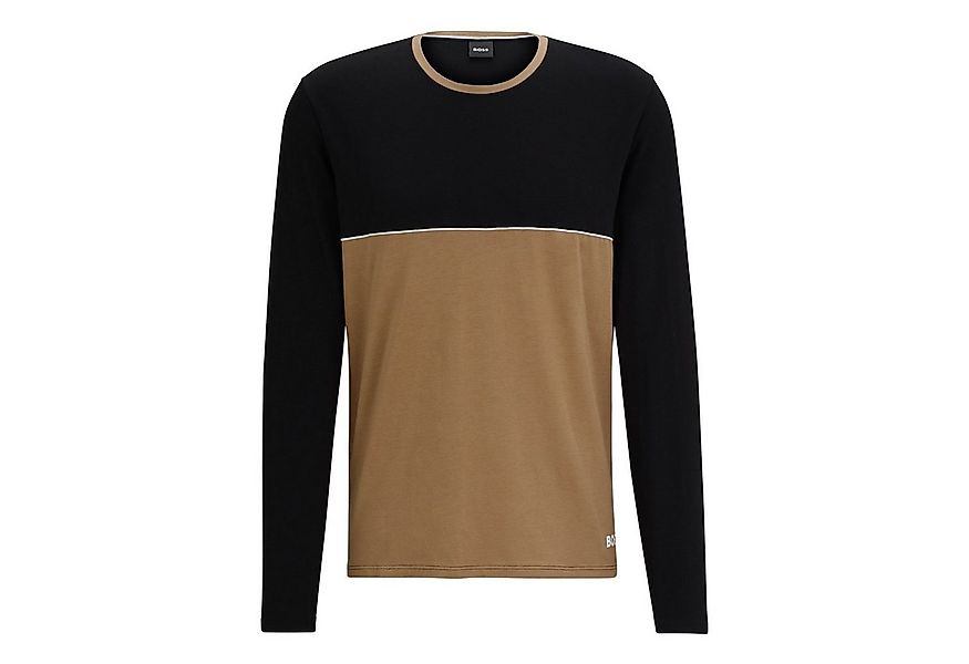 BOSS Langarmshirt Balance LS-Shirt mit Markenlogo über dem linken unteren B günstig online kaufen