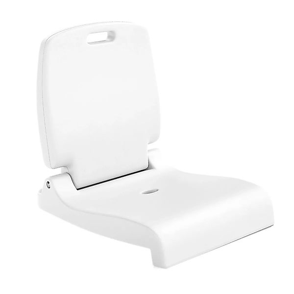 Costway Klappbarer Klappsitz für Pool mit Griff & Rückenstütze Weiß günstig online kaufen