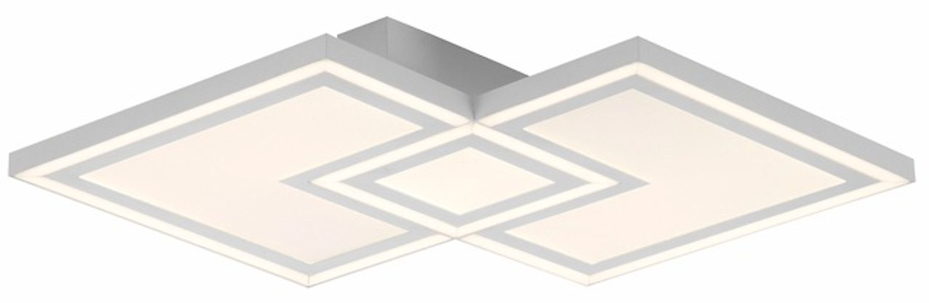 JUST LIGHT LED Deckenleuchte »BEDGING«, 2 flammig, Leuchtmittel LED-Board-L günstig online kaufen