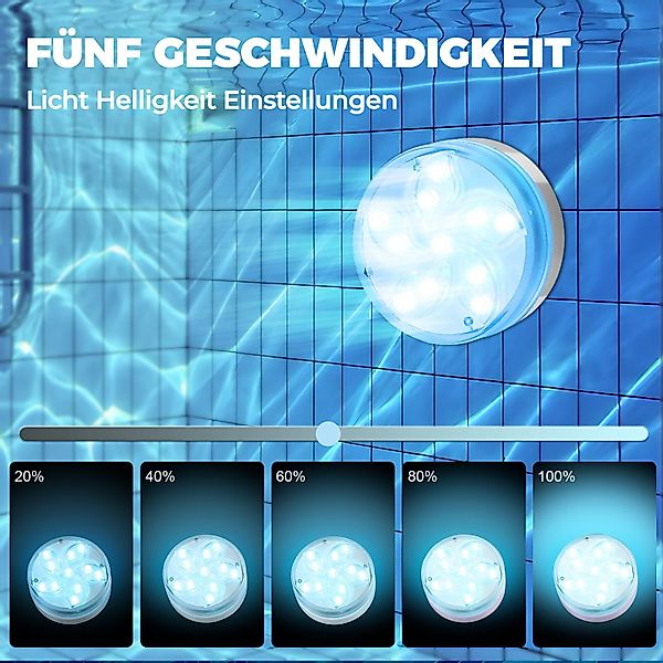 BlingBin Pool-Lampe Farbwechsel Poolbeleuchtung, Unterwasser LED günstig online kaufen
