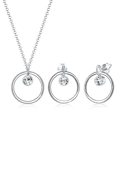 Elli Schmuckset Kreis Geo 925 Silber, günstig online kaufen
