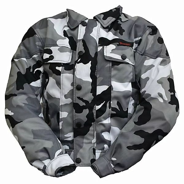 Modeka Motorradjacke Modeka Detroit Jacke schwarz / camouflage L günstig online kaufen