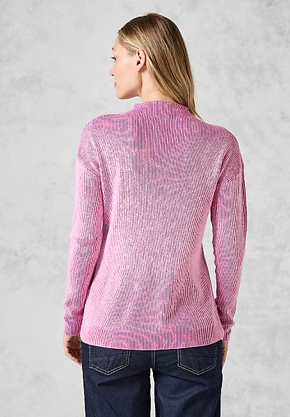 Cecil Strickpullover mit Materialmix günstig online kaufen