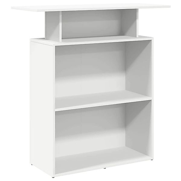 vidaXL Empfangstresen Weiß 100 x 40 x 104 cm Holzwerkstoff 859051 günstig online kaufen