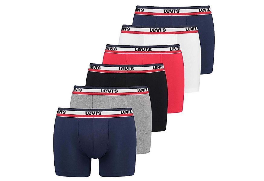 Levi's® Boxer Herren Boxershort 6er Pack (Packung, 6er Pack) günstig online kaufen
