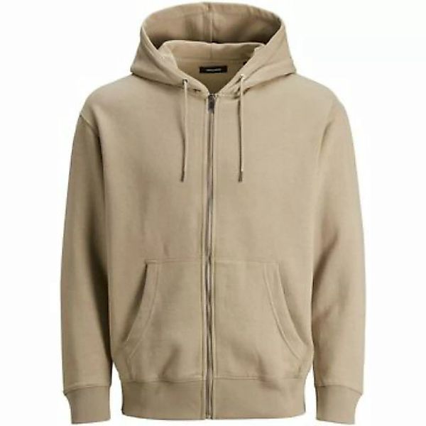 Jack & Jones  Sweatshirt 12179382 SOFT ZIP HOOD-CROCKERY günstig online kaufen