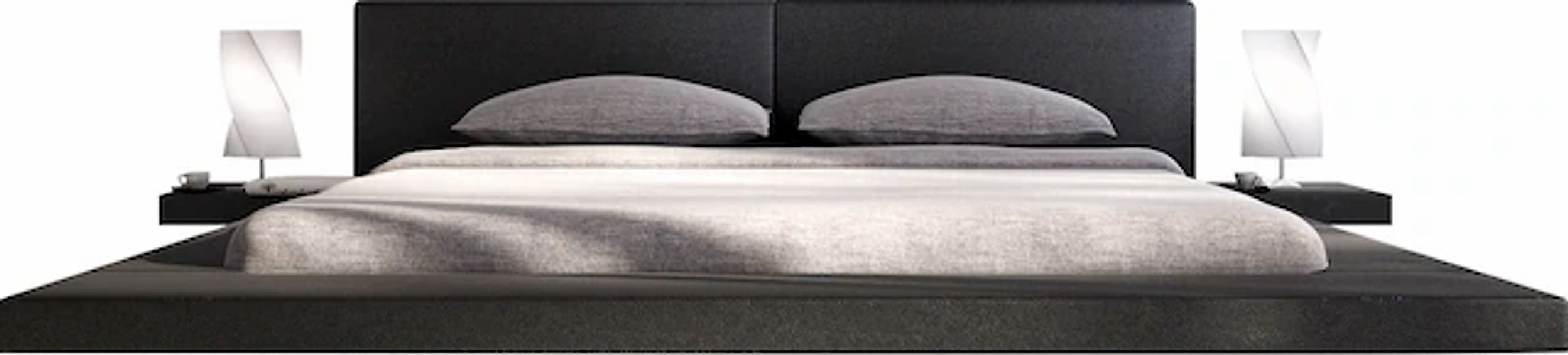 SalesFever Polsterbett »Komfortables Kunstlederbett für erholsamen Schlaf« günstig online kaufen