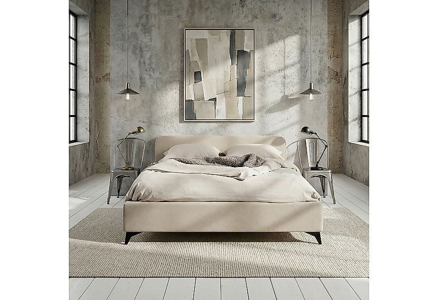 IDIMEX Polsterbett VIRETTA, Bett mit Lattenrost 140x200 cm, Doppelbett mit günstig online kaufen