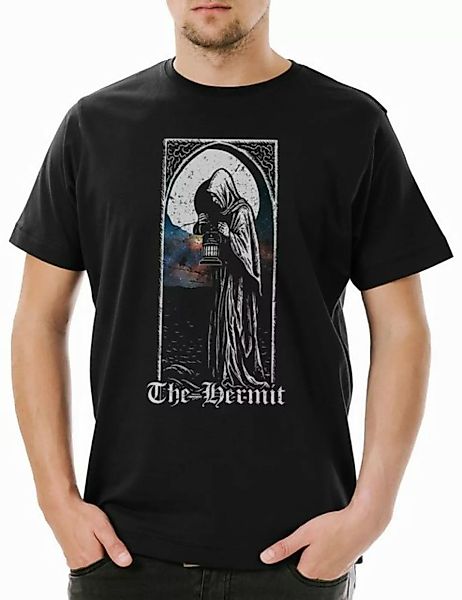 Urban Backwoods Print-Shirt Tarot B The Hermit Herren T-Shirt Set Card Kart günstig online kaufen