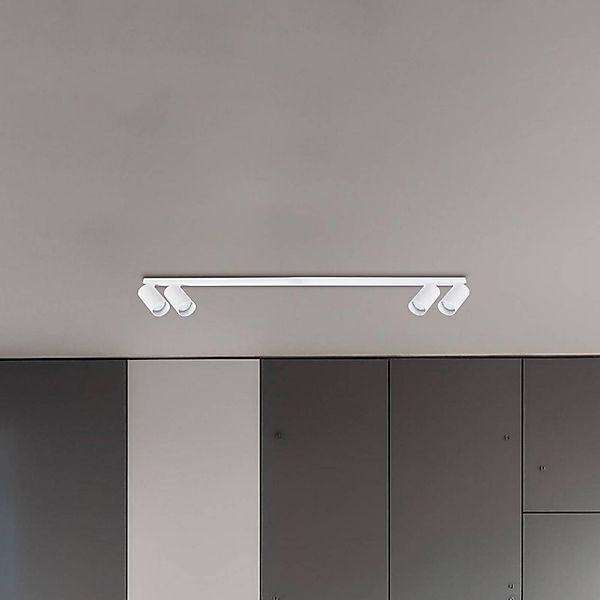 Deckenspot Hero, weiß, 4-flammig, 120 cm, Metall, GU10 günstig online kaufen