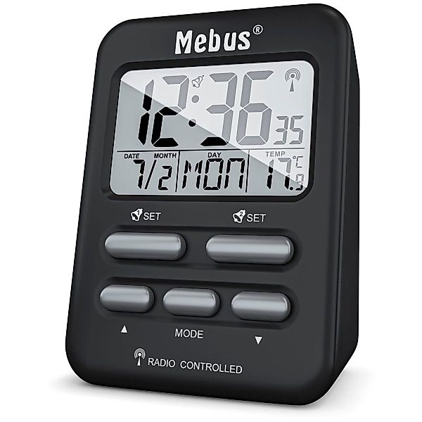 Mebus Wecker 25799 Funk-Wecker günstig online kaufen