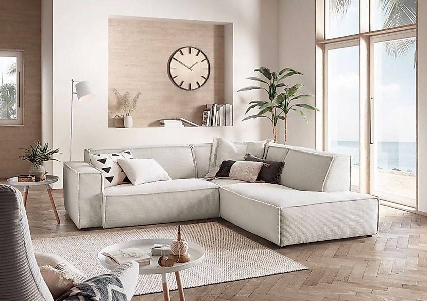 3C Candy Ecksofa "Matteo in elegant, kubischer Formensprache, bequem, L-For günstig online kaufen