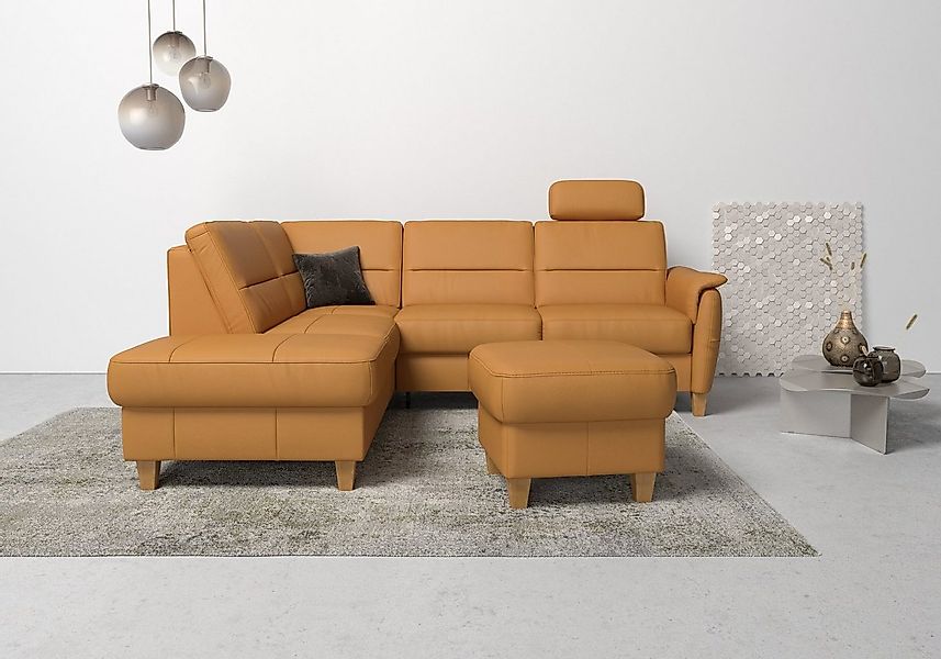 Home affaire Ecksofa Palmera L-Form, Federkern, wahlweise mit Bettfunktion günstig online kaufen
