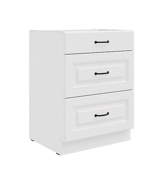 Küchen-Preisbombe Auszugsunterschrank 60 cm Küche Stilo Weiß Vollauszug Sof günstig online kaufen