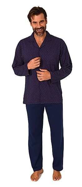 Normann Pyjama Herren Langarm Schlafanzug zum günstig online kaufen