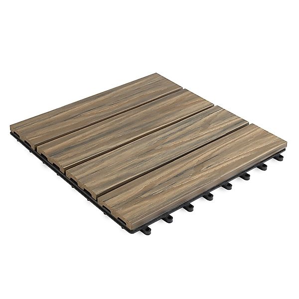 Floordirekt Klickfliese Mix Teak, 30 x günstig online kaufen