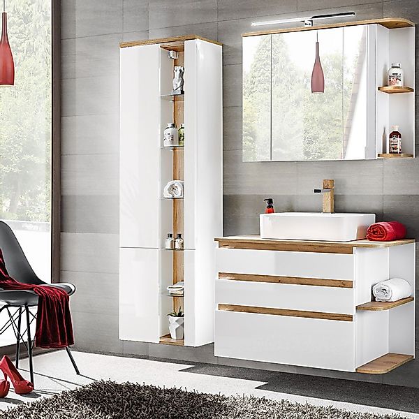 Lomadox Badmöbel-Set CAMPOS-56, (Spar-Set, 5-St), mit günstig online kaufen