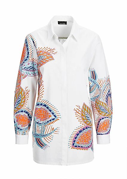 GOLDNER Kurzarmbluse "Elegante Langarmbluse mit Print" günstig online kaufen