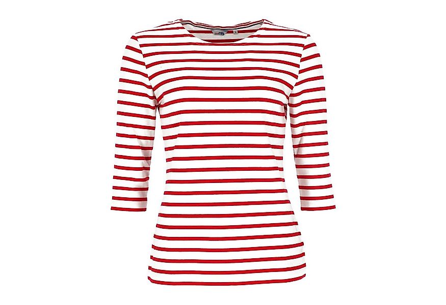 modAS 3/4-Arm-Shirt 25902 Bretonisches Damenshirt Rundhalsshirt mit Streife günstig online kaufen