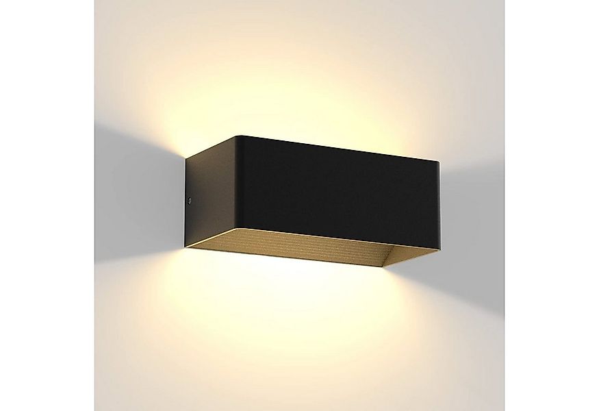 ZMH LED Wandleuchte Wandlampe Modern Up Down Außen Garten, LED fest integri günstig online kaufen