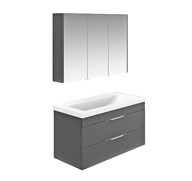 Karen Badmöbel-Set Badmöbel Set Lotus 100 cm, (Komplett-Set, Standartmäßig günstig online kaufen