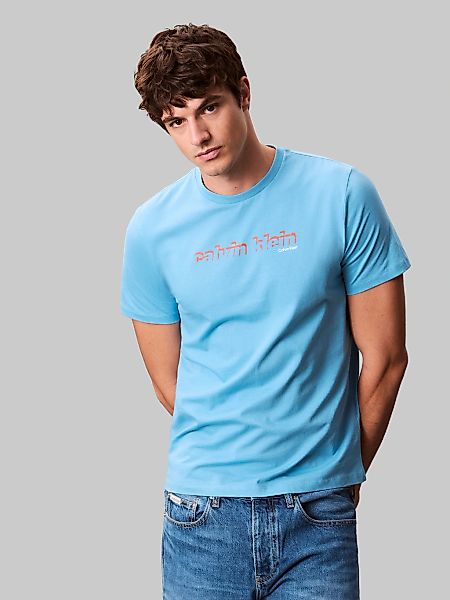 Calvin Klein Jeans T-Shirt "SS 30s E CLVN LN 3D", Mit Rundhalsausschnitt günstig online kaufen