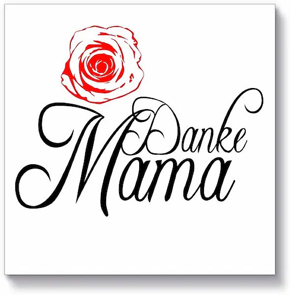 Artland Holzbild "Danke Mama", Sprüche & Texte, (1 St.) günstig online kaufen