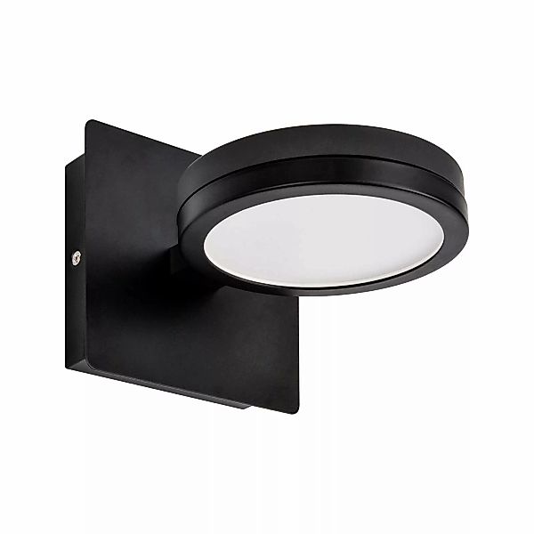 LIGHTME LED-Wandleuchte Aqua down 1-fl. schwarz günstig online kaufen