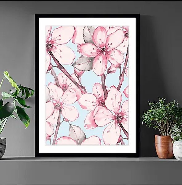 queence Bild »Melanie«, Blumen, Blumen, gerahmt günstig online kaufen