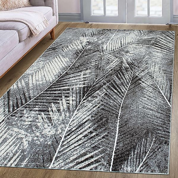 my home Teppich Kiliv, modernes Blatt günstig online kaufen