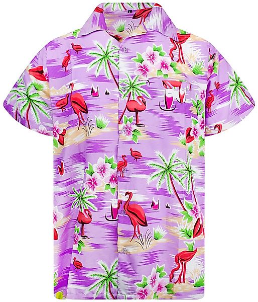 King Kameha Hawaiihemd Flamingos Funky Hawaii-Hemd günstig online kaufen