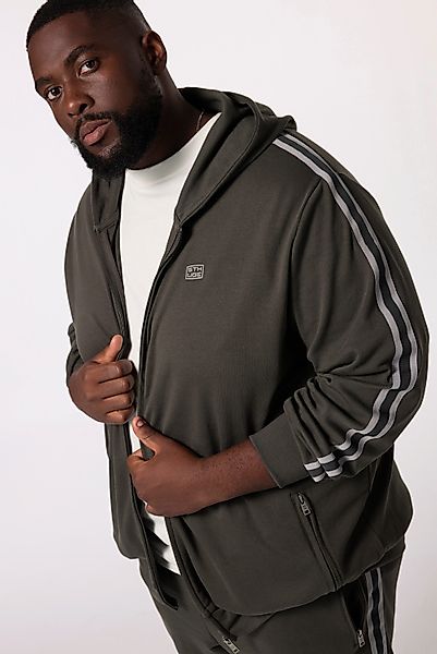 STHUGE Sweatshirt STHUGE Hoodiejacke Sweat Ärmelstreifen günstig online kaufen