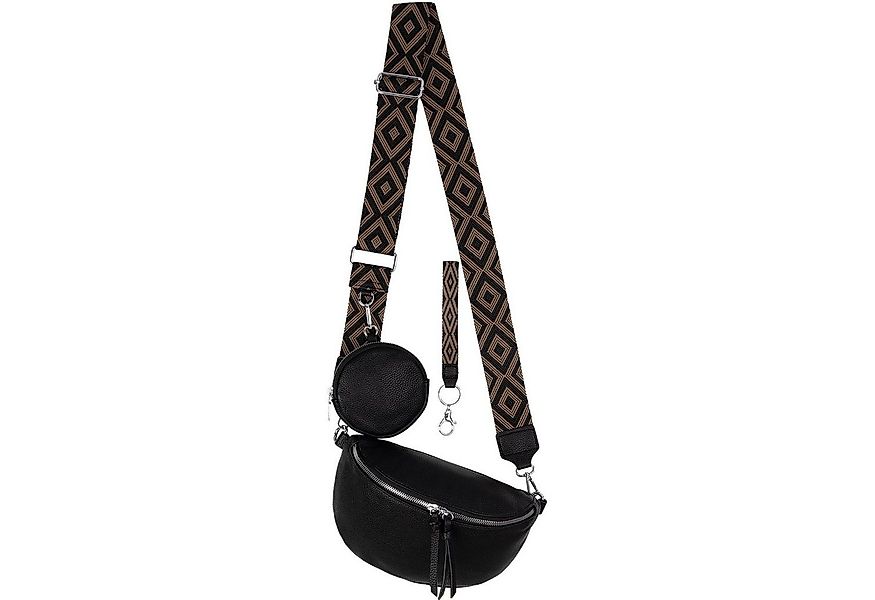EAAKIE Gürteltasche Bauchtasche Umhängetasche Crossbody-Bag Kunstleder Ital günstig online kaufen