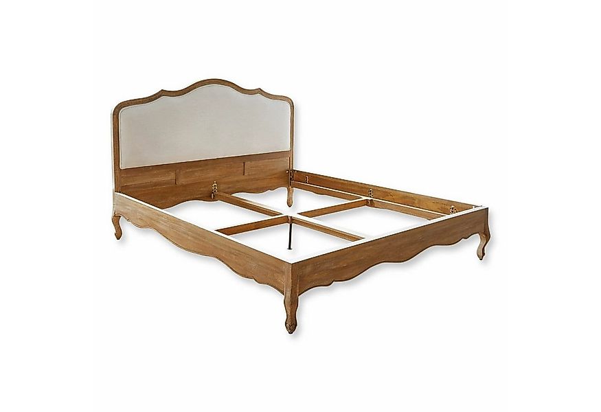 Mirabeau Bett romantisches Bettgestell Serravalle aus Mangoholz mit Kopftei günstig online kaufen