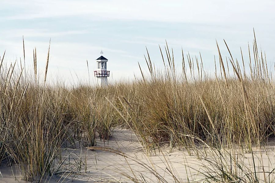 queence Acrylglasbild »Erasmus«, Strand-Himmel-Düne-Deutschland-Gräser-Meer günstig online kaufen