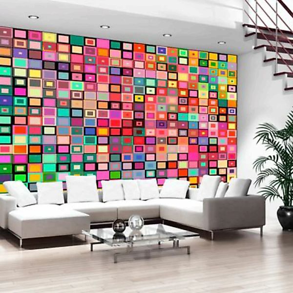 artgeist Fototapete Colourful Boxes mehrfarbig Gr. 300 x 210 günstig online kaufen
